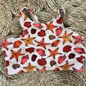 Kortni Jeane baby girl shells racerback